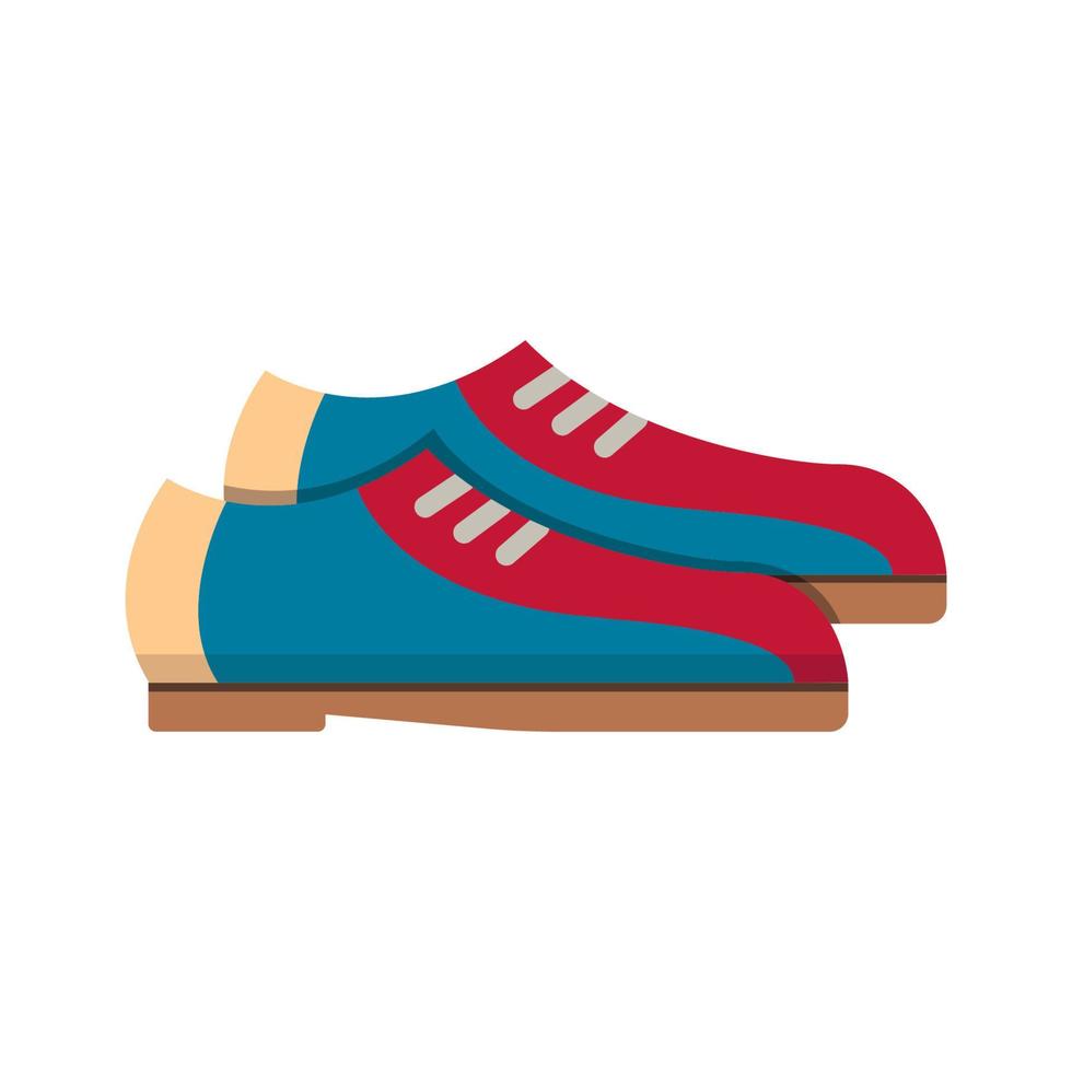 modelo de vetor de design de ícone de sapatos de boliche