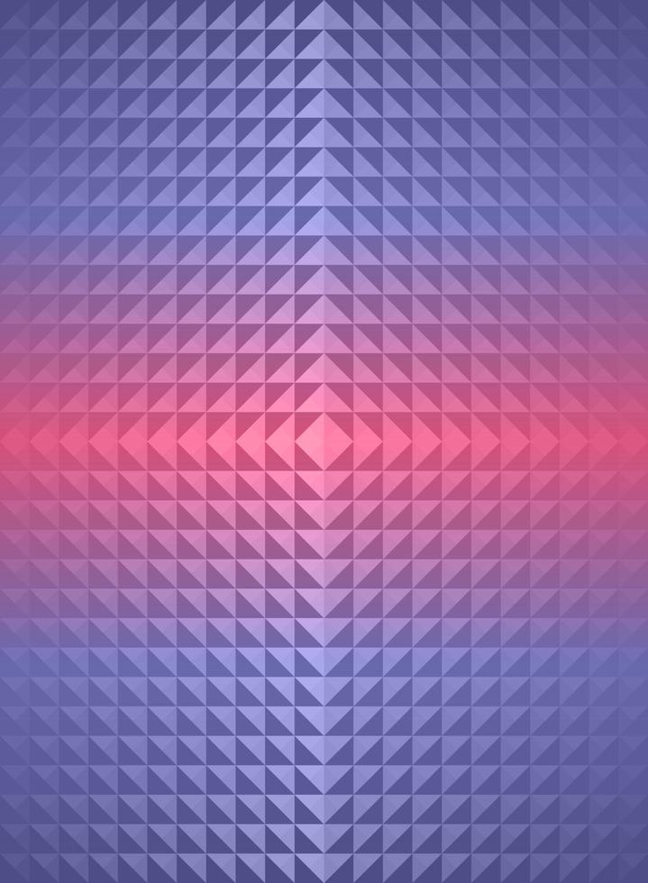 gradiente de forma de triângulo. padrão de fundo abstrato geométrico. cor roxa muito peri. elementos de textura de design para banner, modelo, cartão, capa, pôster, pano de fundo, parede. ilustração vetorial. vetor