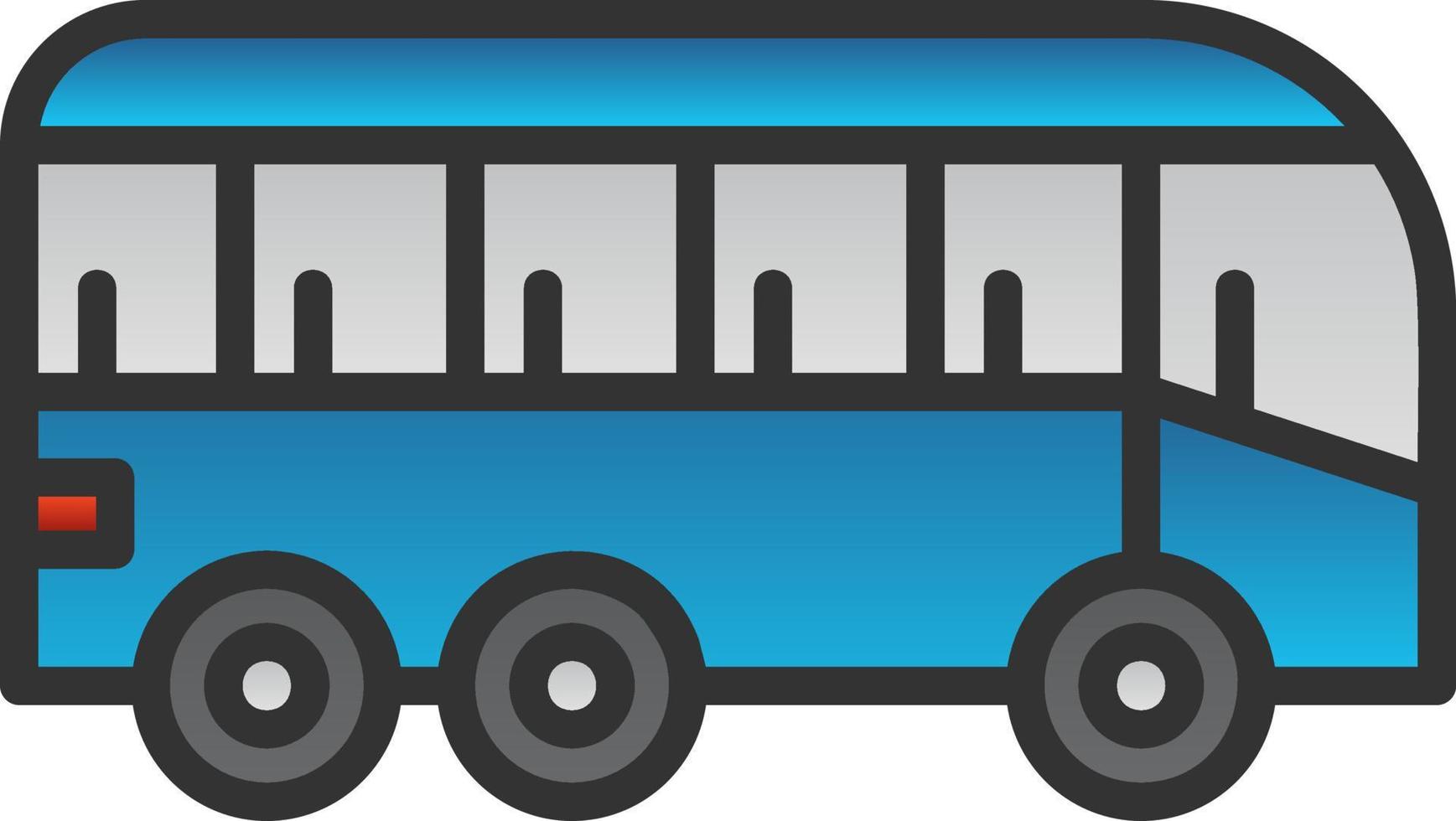 design de ícone de vetor de transporte público