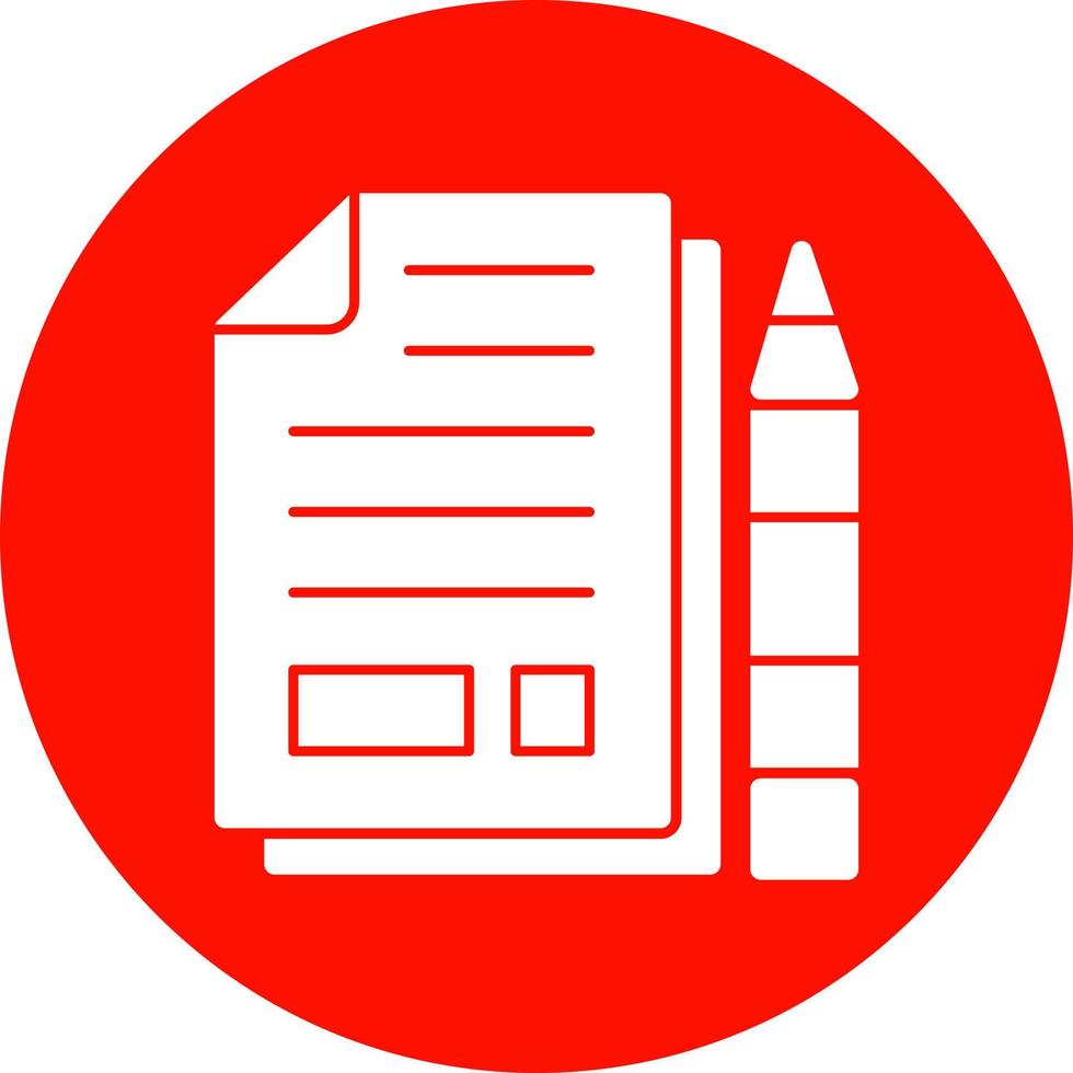 design de ícone de vetor de documento