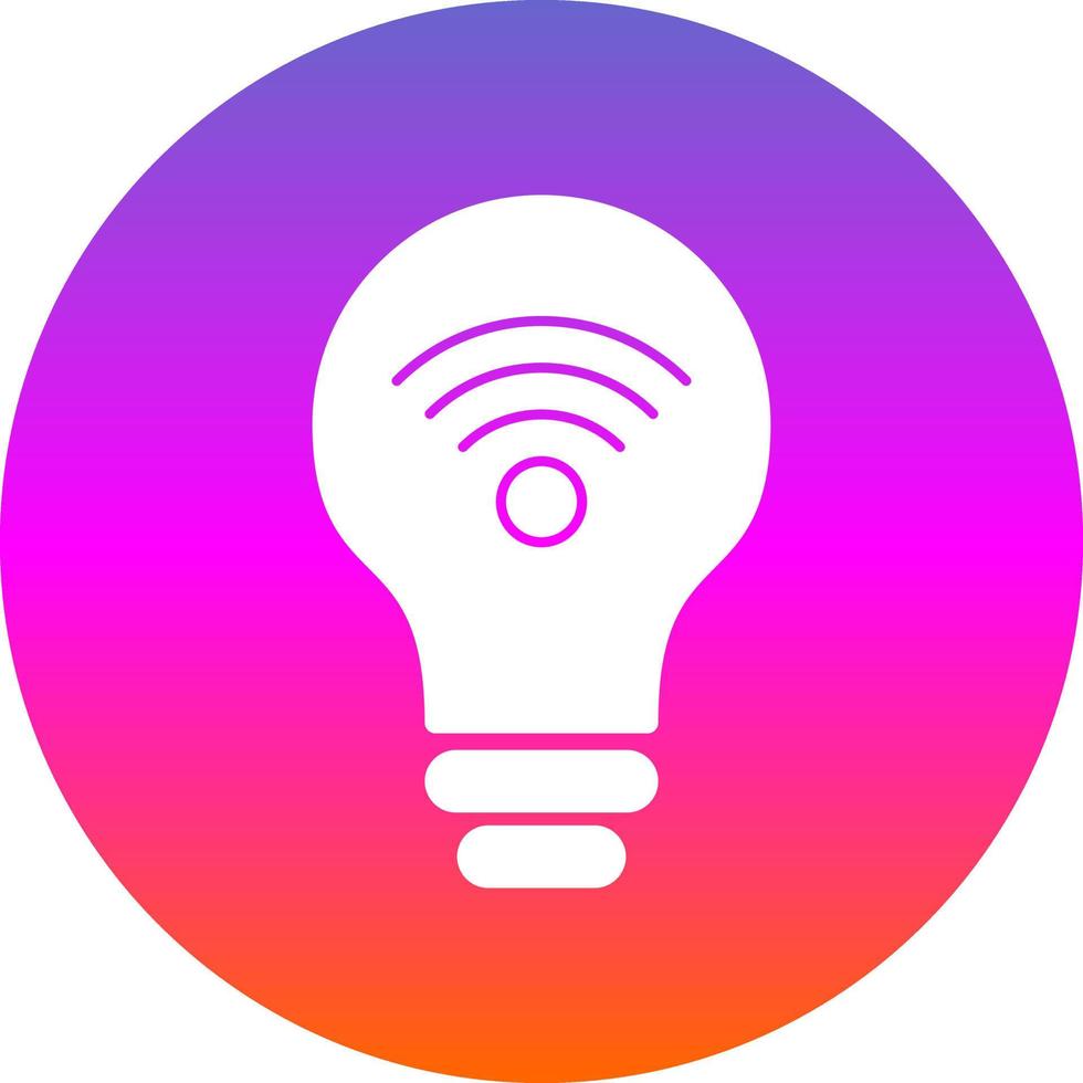 design de ícone de vetor de luz inteligente