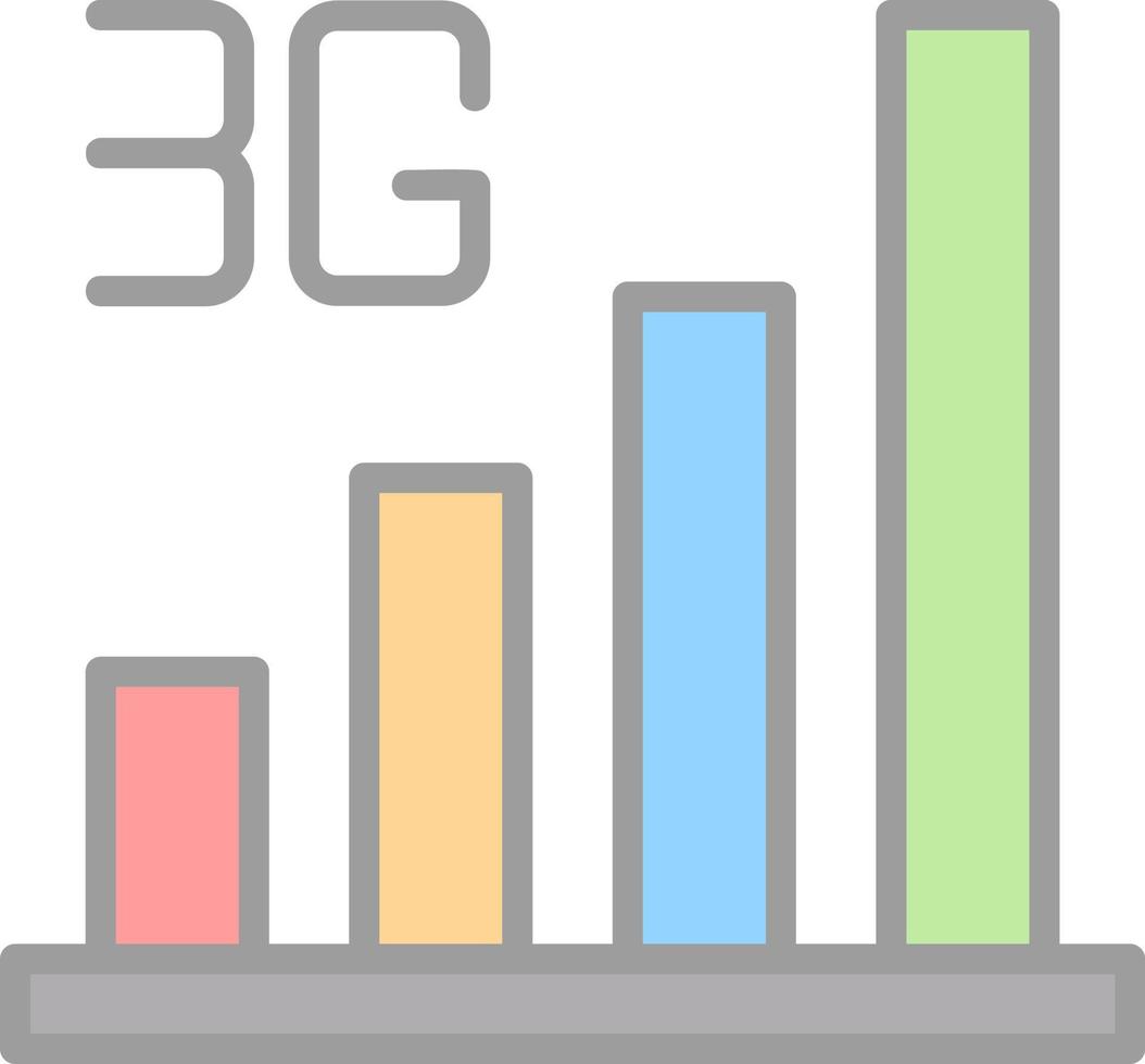 design de ícone de vetor 3g