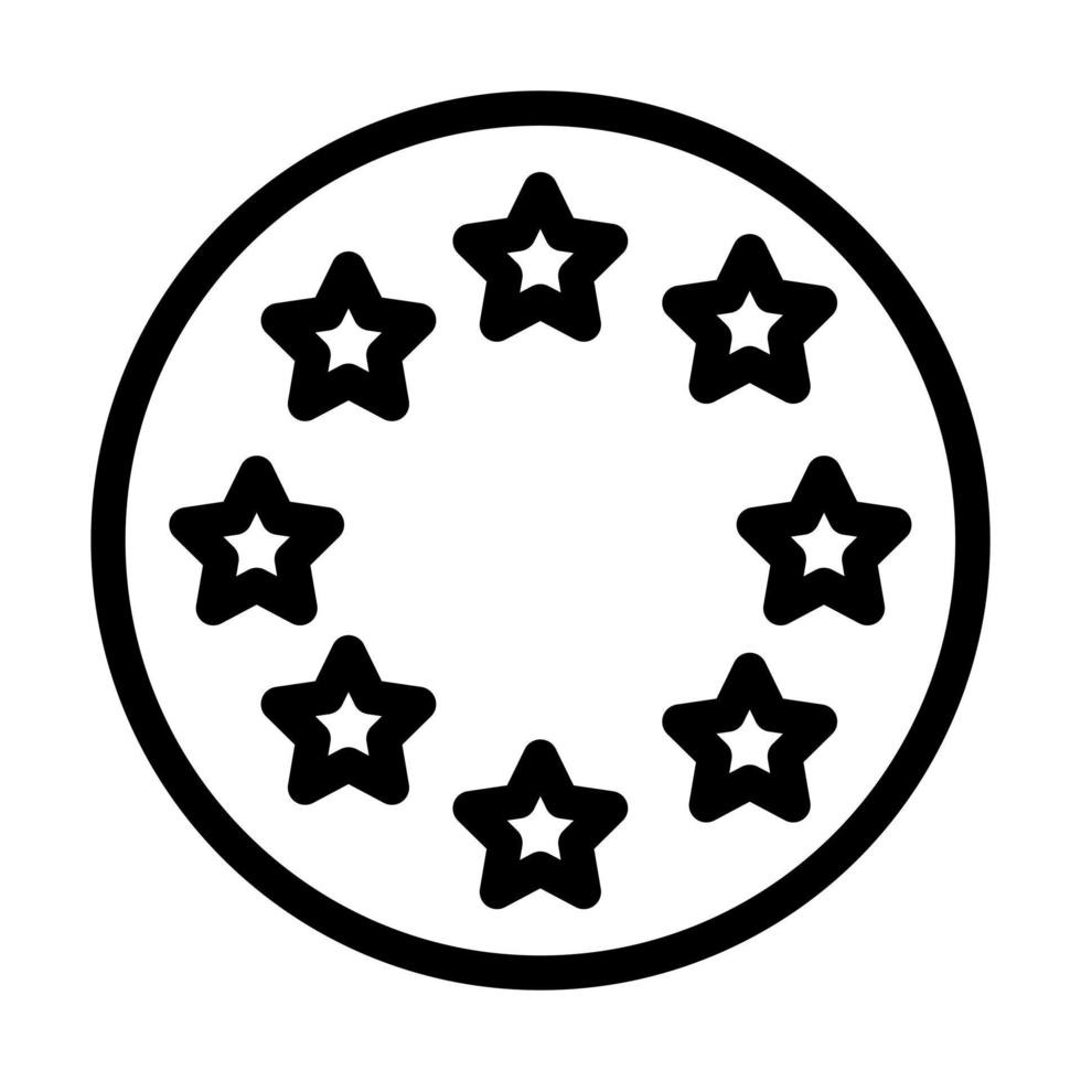 design de ícone da ue vetor
