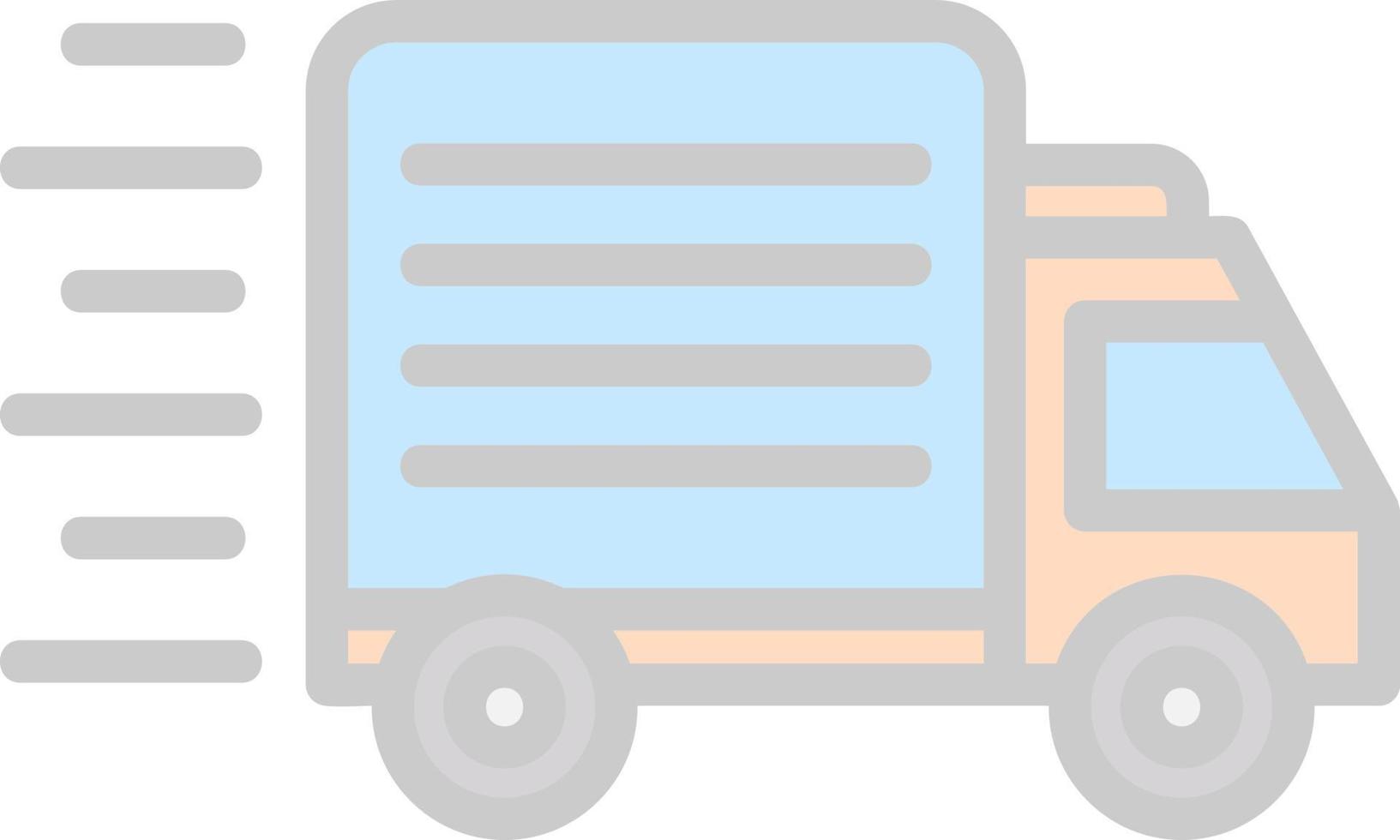 design de ícone de vetor de caminhão de entrega