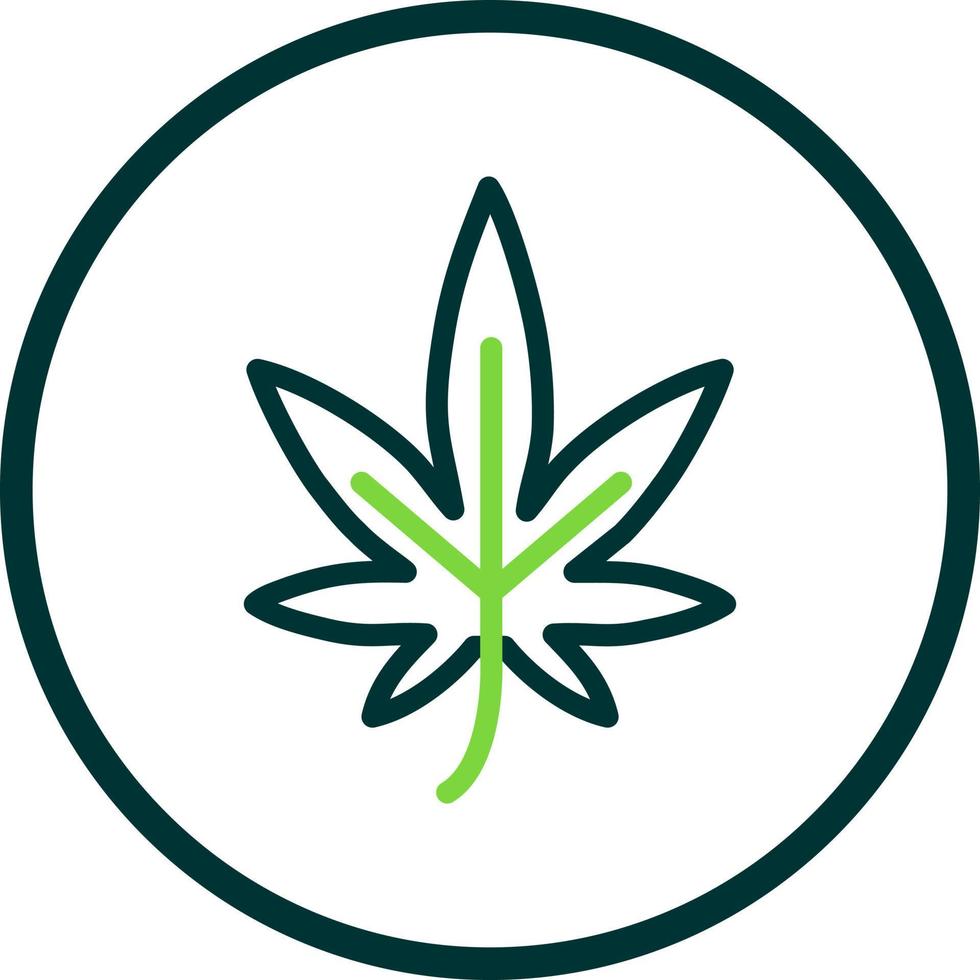 design de ícone de vetor de cannabis