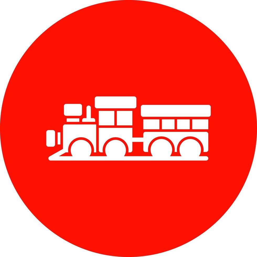 design de ícone de vetor de trem