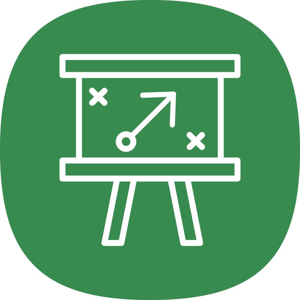 planejamento de design de ícone de vetor de estratégia