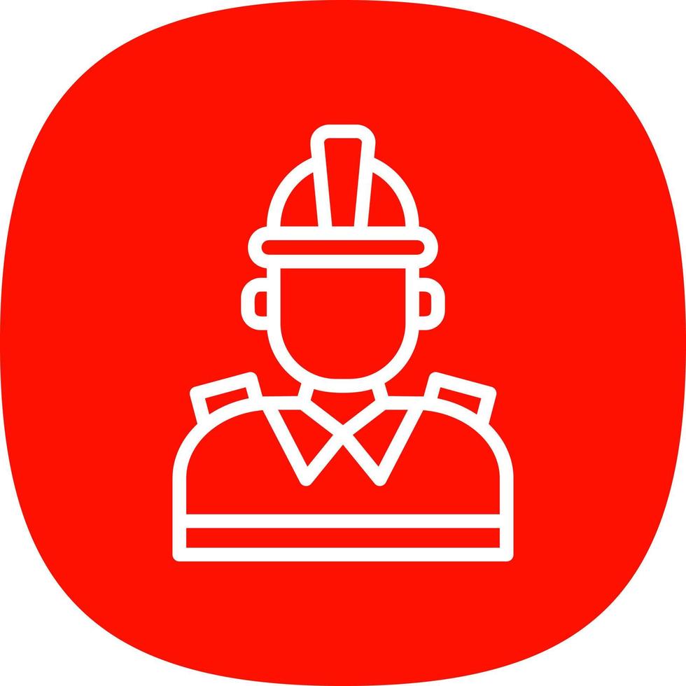 design de ícone vetorial de bombeiro vetor