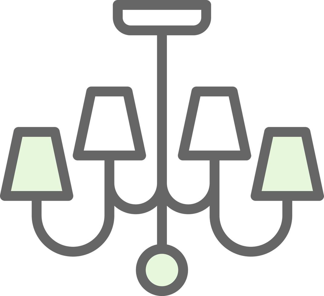 design de ícone de vetor de candelabro