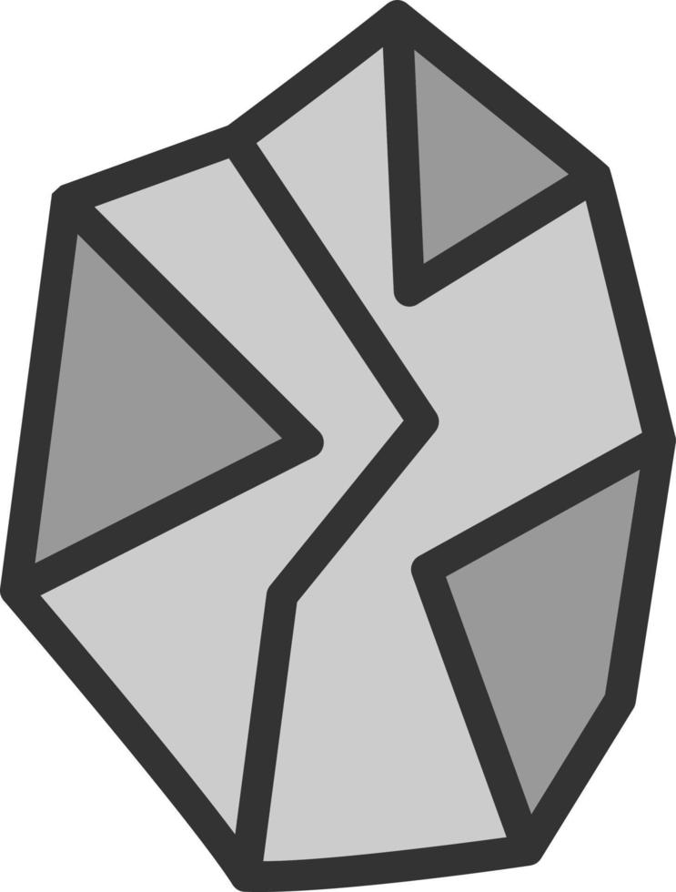 design de ícone de vetor de pedra