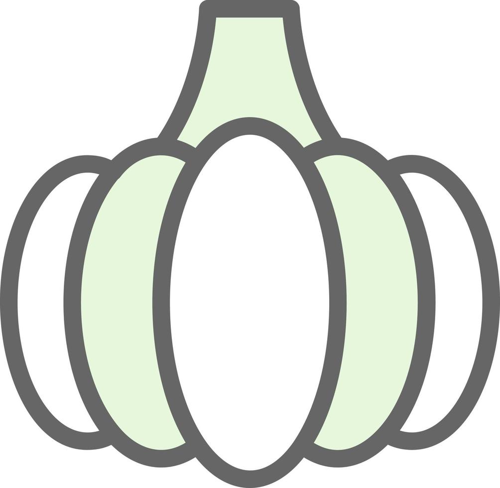 design de ícone de vetor de abóbora