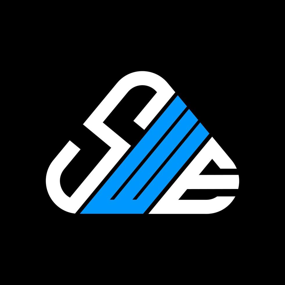 design criativo do logotipo da carta sueca com gráfico vetorial, logotipo simples e moderno da sueca. vetor