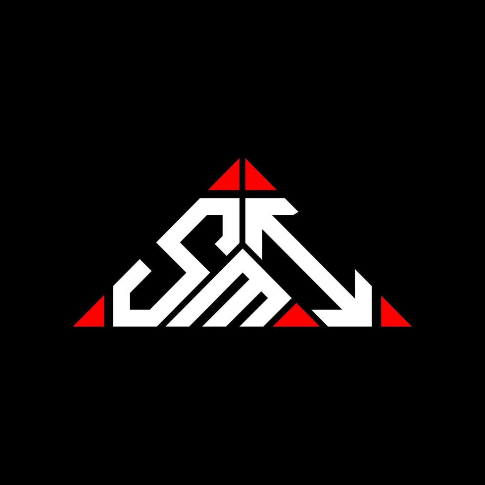 design criativo do logotipo da carta smi com gráfico vetorial, logotipo simples e moderno do smi. vetor