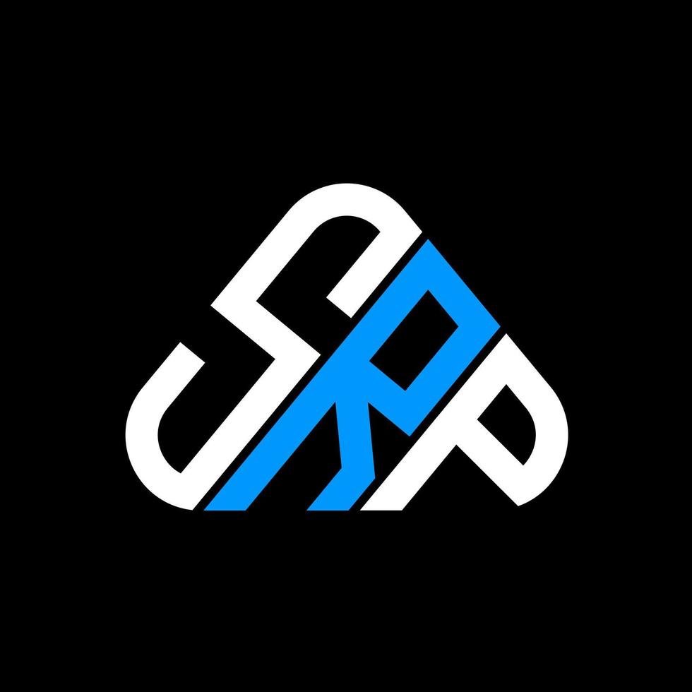 design criativo do logotipo da carta srp com gráfico vetorial, logotipo simples e moderno srp. vetor