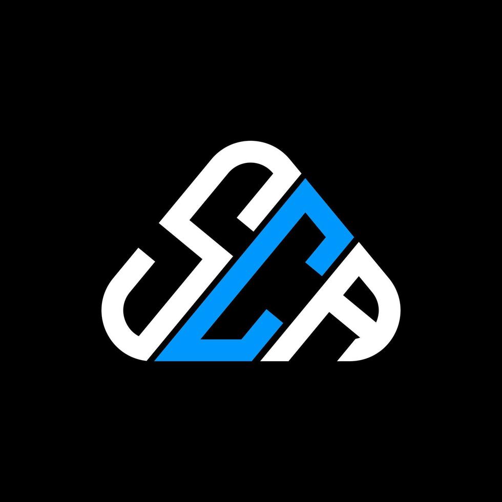 design criativo do logotipo da letra sca com gráfico vetorial, logotipo simples e moderno do sca. vetor