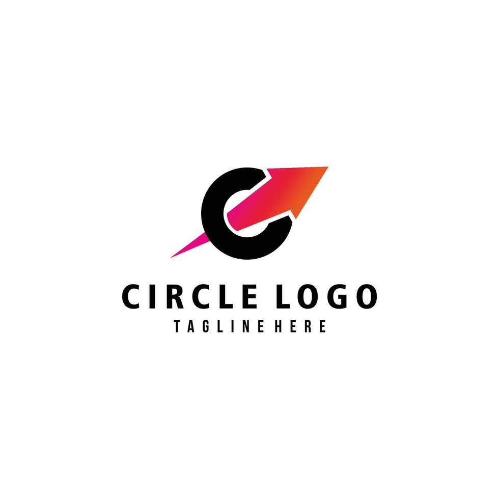 vetor de ícone de logotipo de progresso isolado