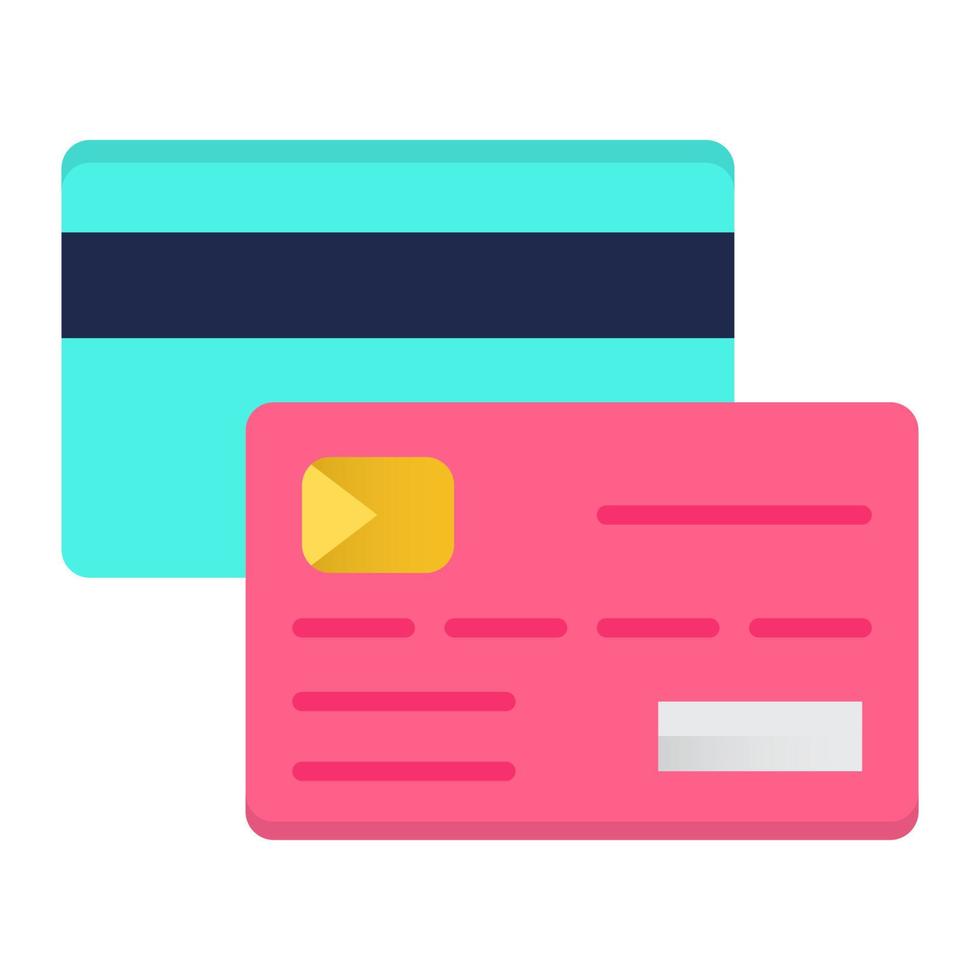 ícone de cartão de crédito, adequado para uma ampla gama de projetos criativos digitais. feliz criando. vetor