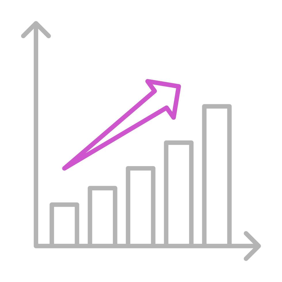 ícone de crescimento, adequado para uma ampla gama de projetos criativos digitais. feliz criando. vetor