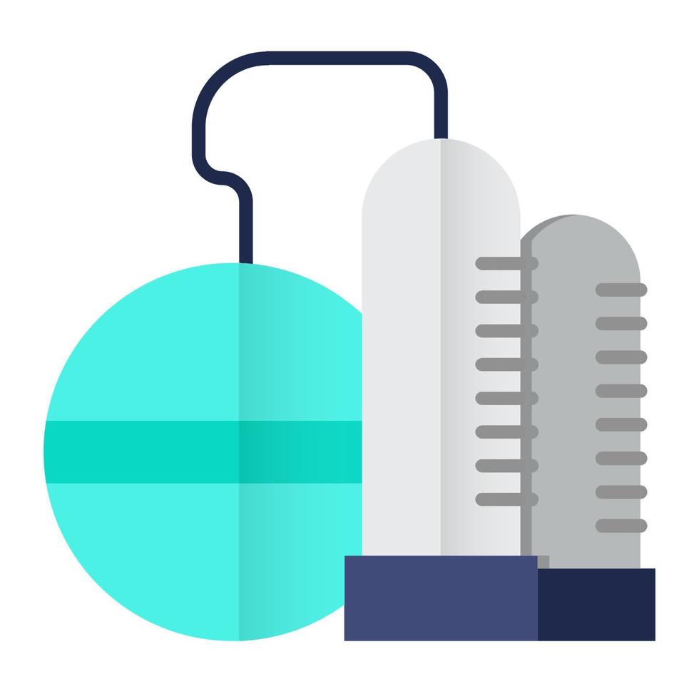 ícone de refinaria de petróleo, adequado para uma ampla gama de projetos criativos digitais. feliz criando. vetor