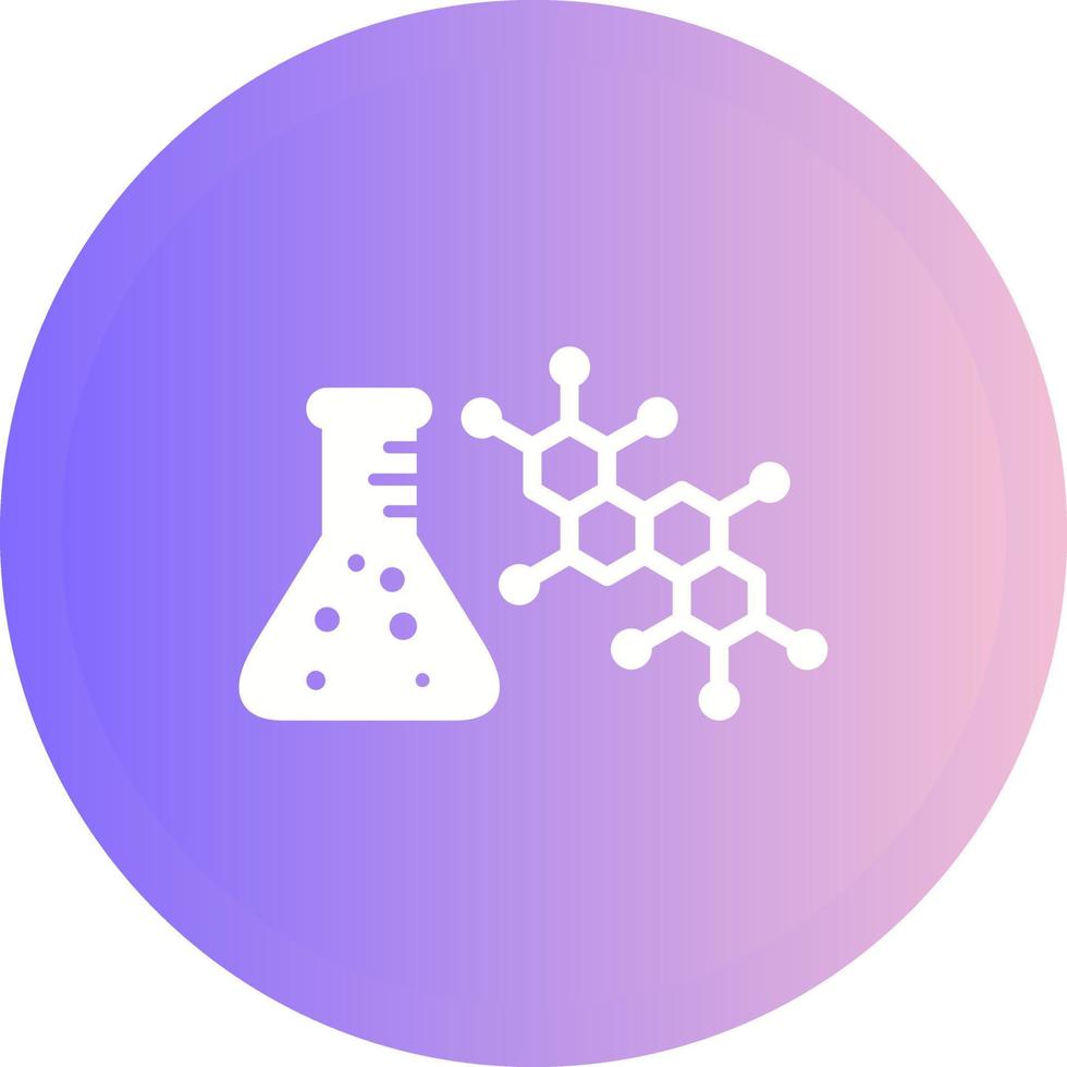 ícone de vetor de química