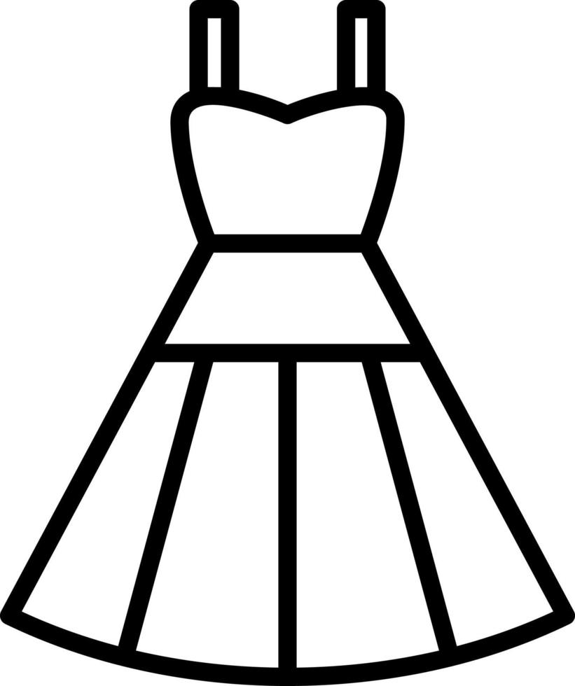 design de ícone de vetor de vestido