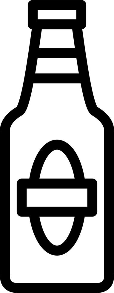 design de ícone de vetor de garrafa de cerveja