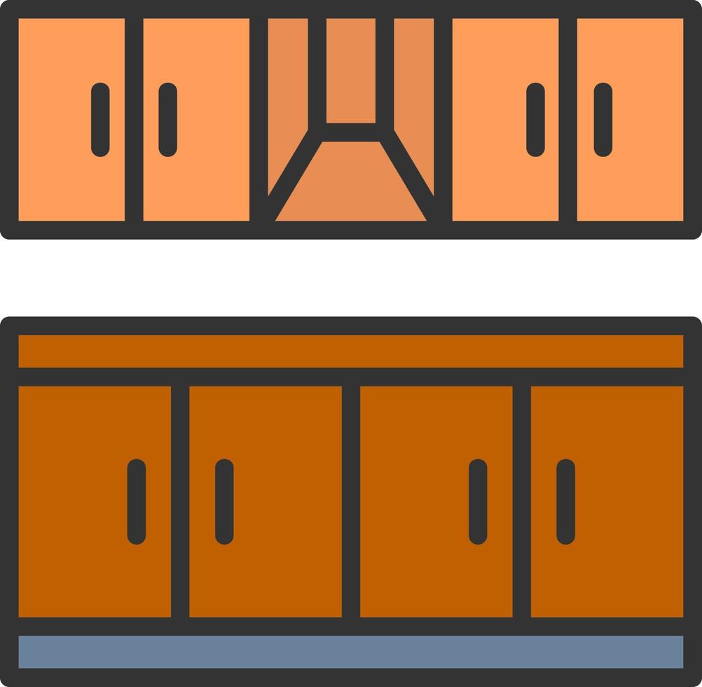 design de ícone de vetor de móveis de cozinha