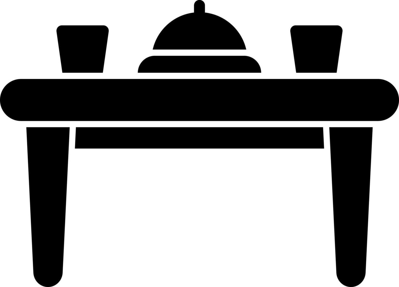 design de ícone de vetor de mesa