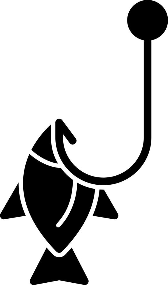 design de ícone de vetor de anzol de pesca