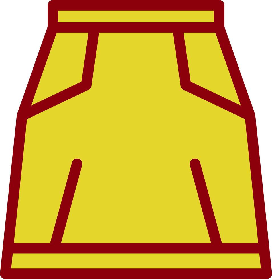 design de ícone de vetor de saia