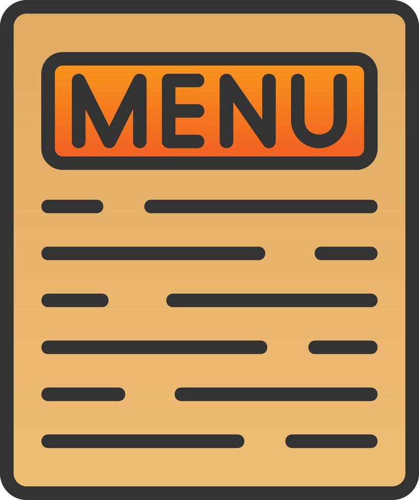 design de ícone de vetor de menu