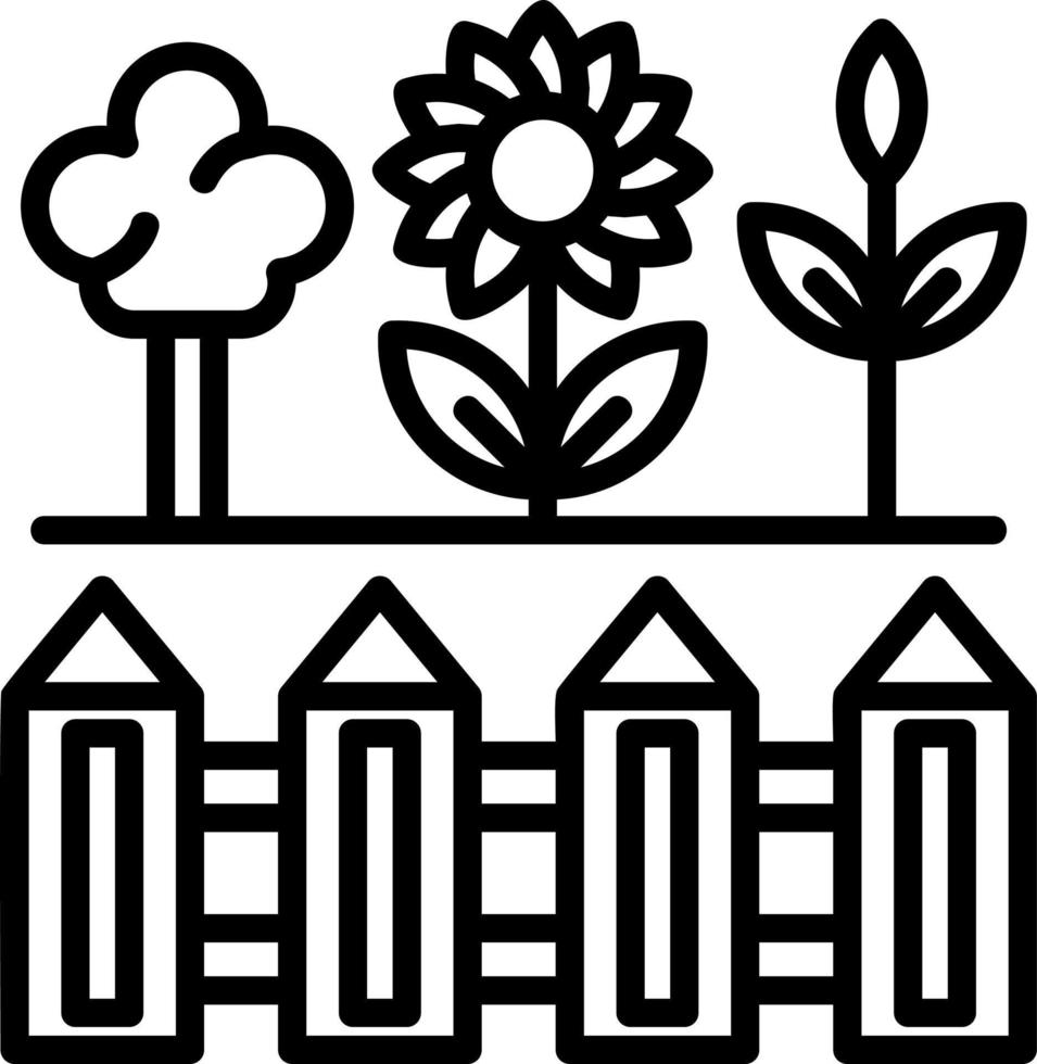 design de ícone de vetor de jardim