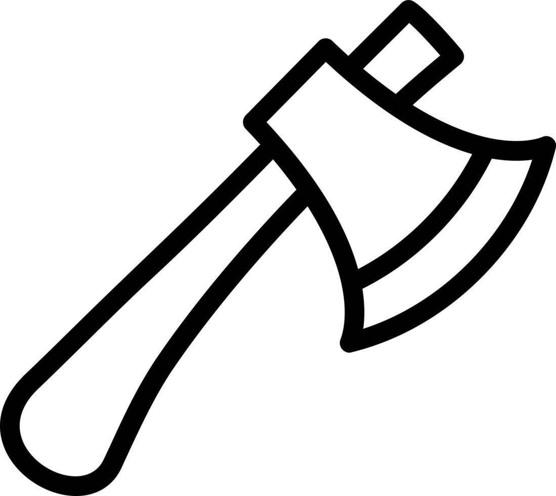 design de ícone de vetor de machado