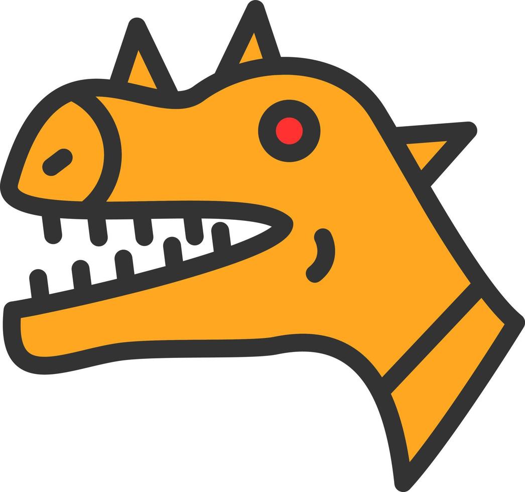 design de ícone de vetor de dragão