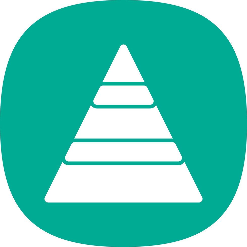 design de ícone de vetor de pirâmide