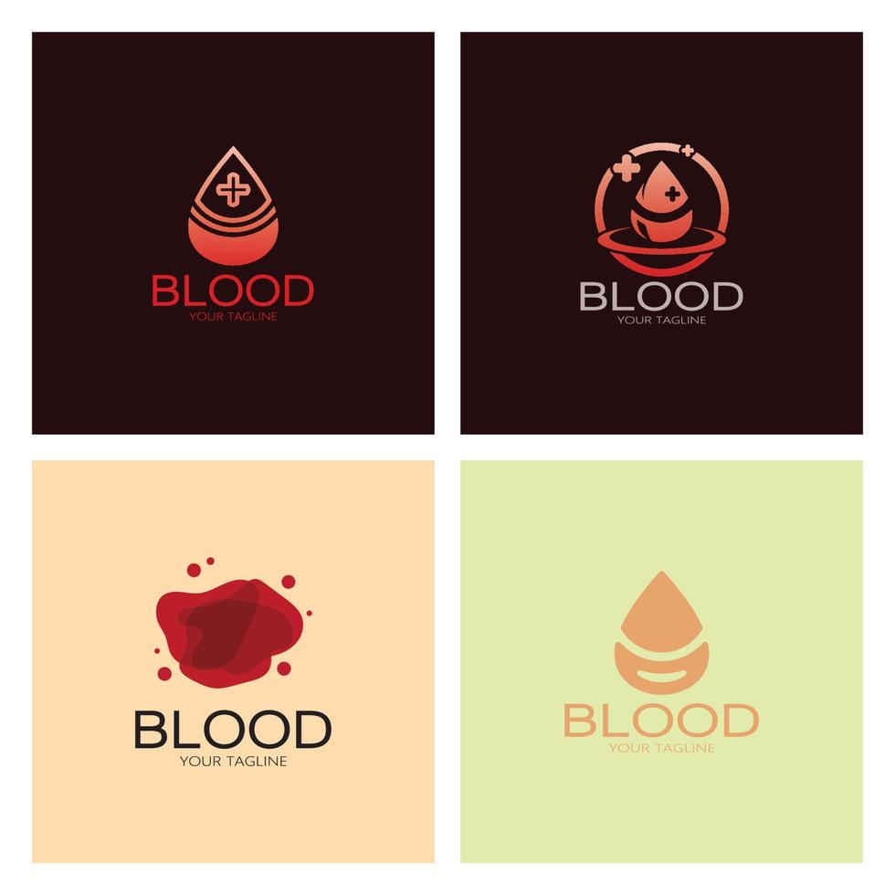 sangue circulante, doação de sangue, logotipo de doação de sangue ilustração modelo vetor de design para fins médicos hospital de clínica de fitoterapia e transfusão de sangue