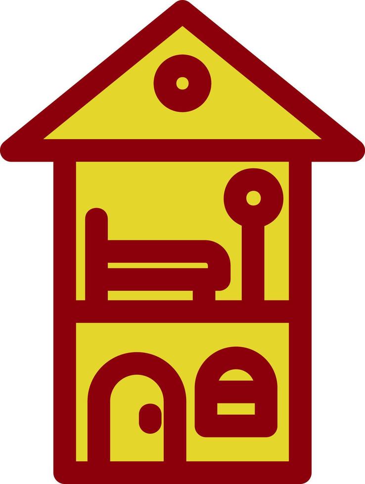 design de ícone de vetor de casa de bonecas