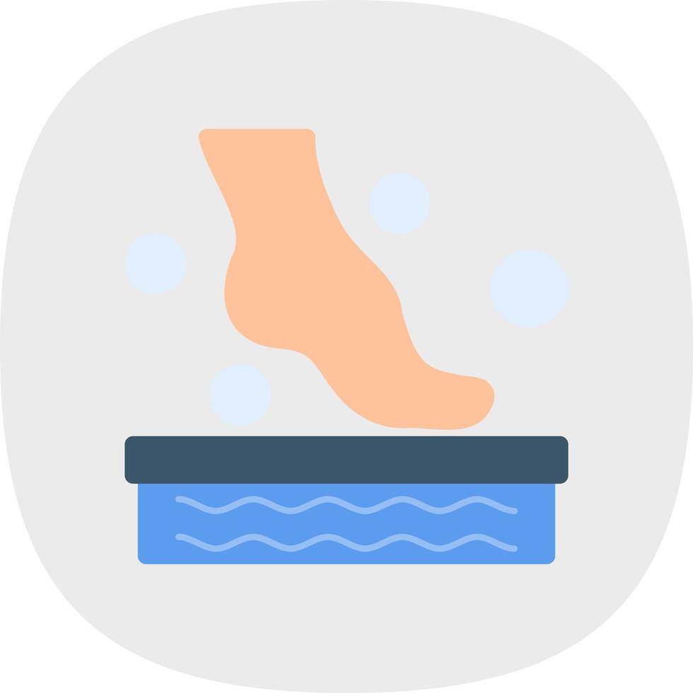 design de ícone de vetor de spa para pés