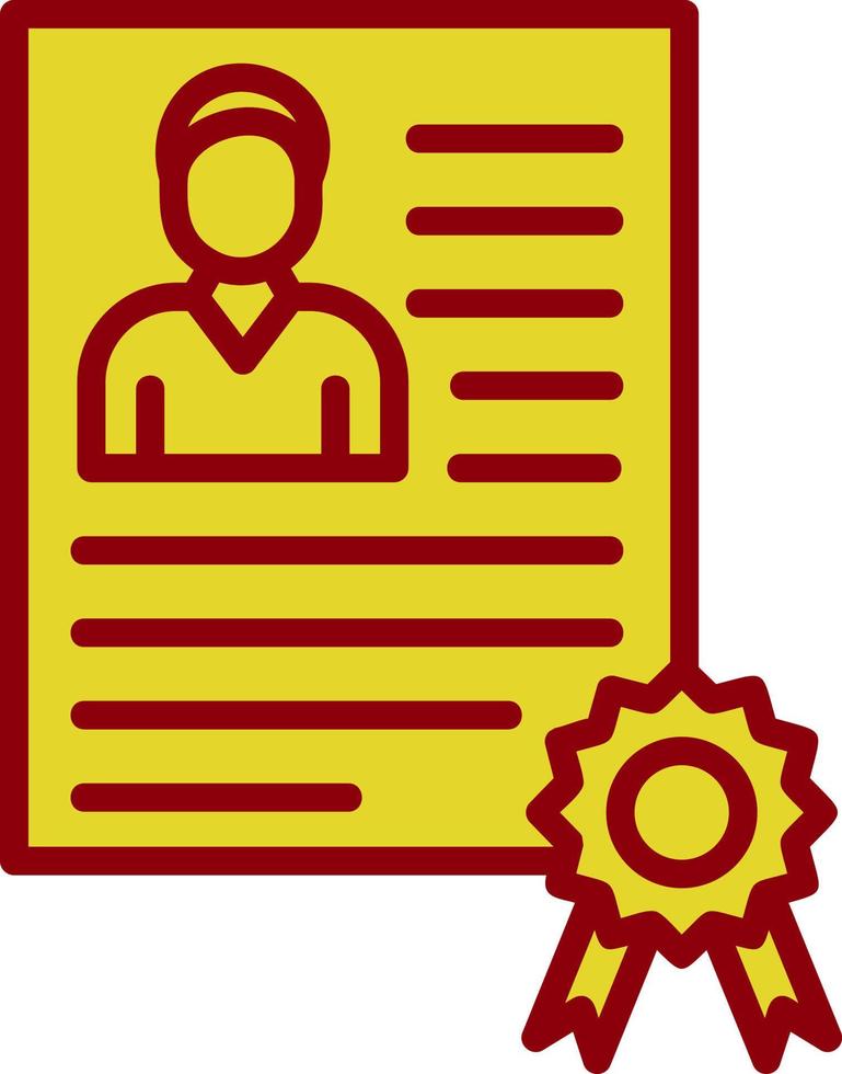 design de ícone de vetor de qualificação de funcionários
