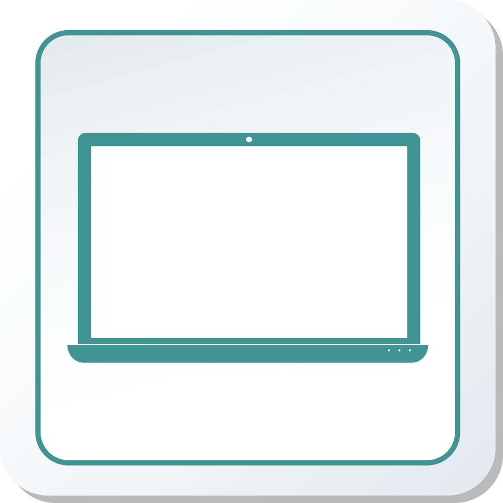 ilustração gráfica de vetor de ícone de laptop