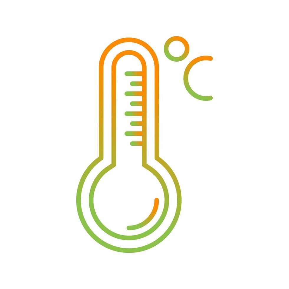 ícone de vetor de termômetro