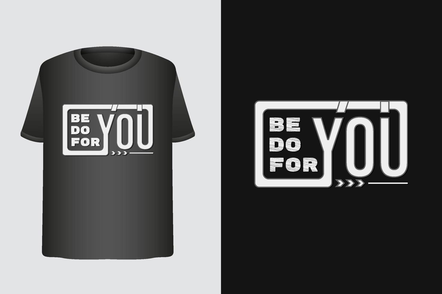 design de camisetas de tipografia motivacional vetor