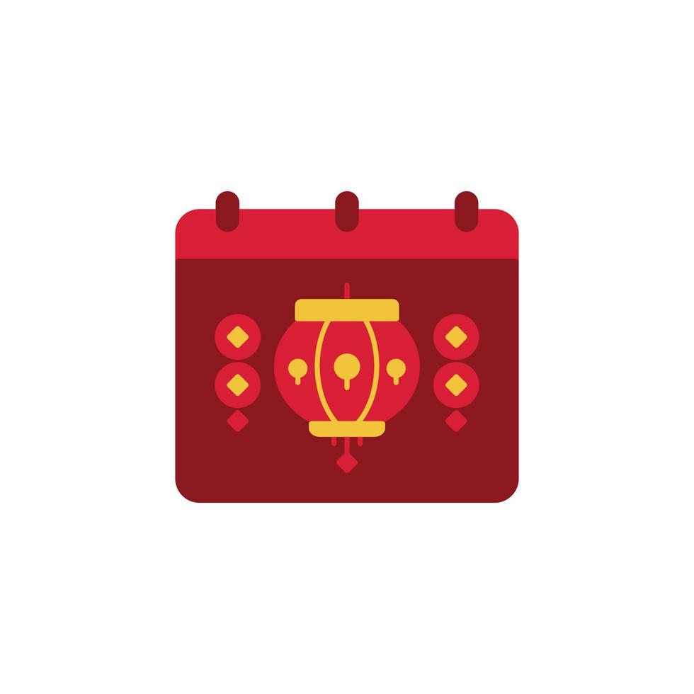o ícone do tema do ano novo chinês é adequado para ornamentos adicionais vetor