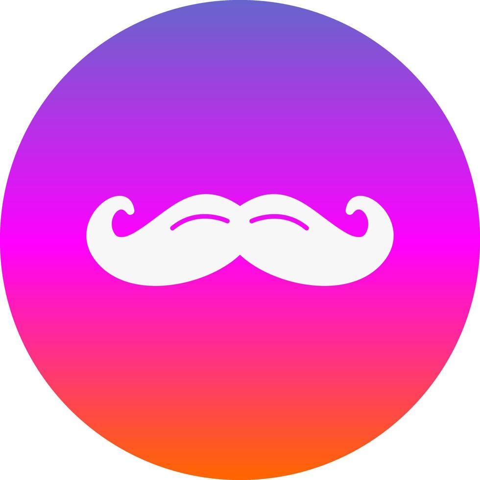 design de ícone de vetor de bigode
