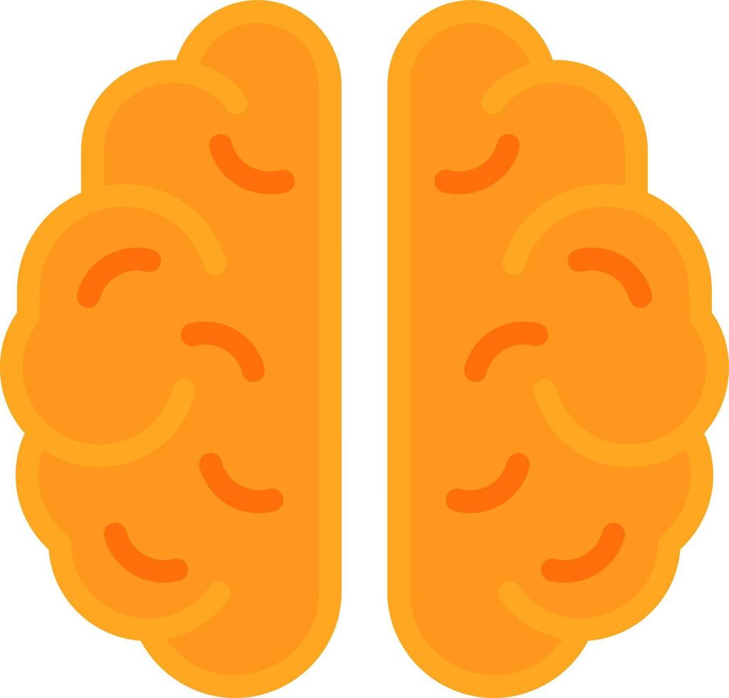 design de ícones vetoriais de neurociência vetor