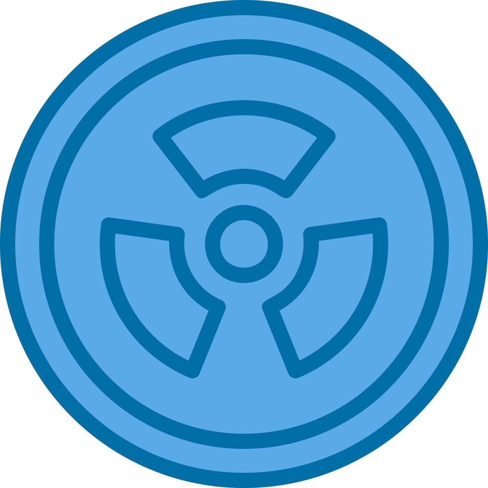 design de ícone de vetor de radioatividade