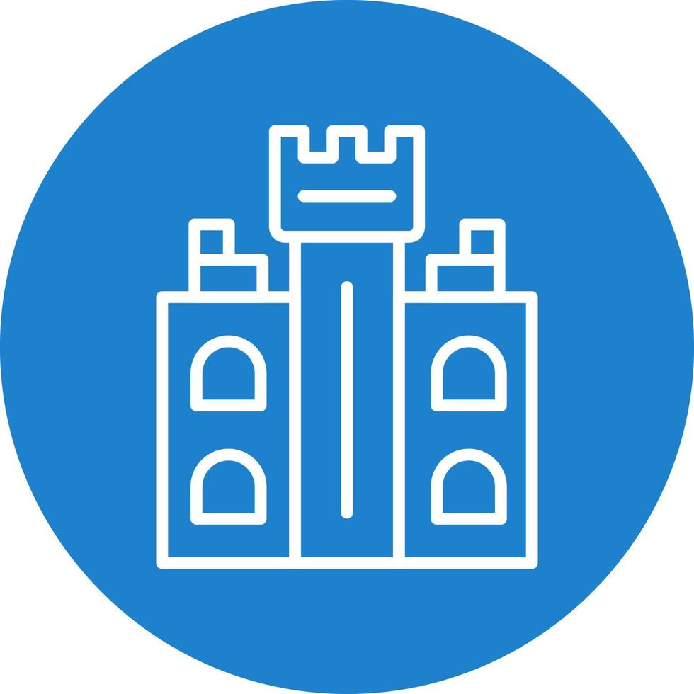 design de ícone de vetor de torre de castelo
