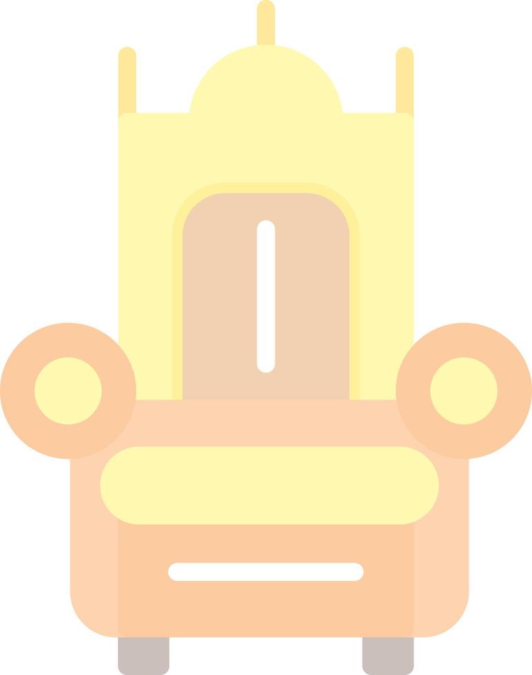 design do ícone do vetor do trono