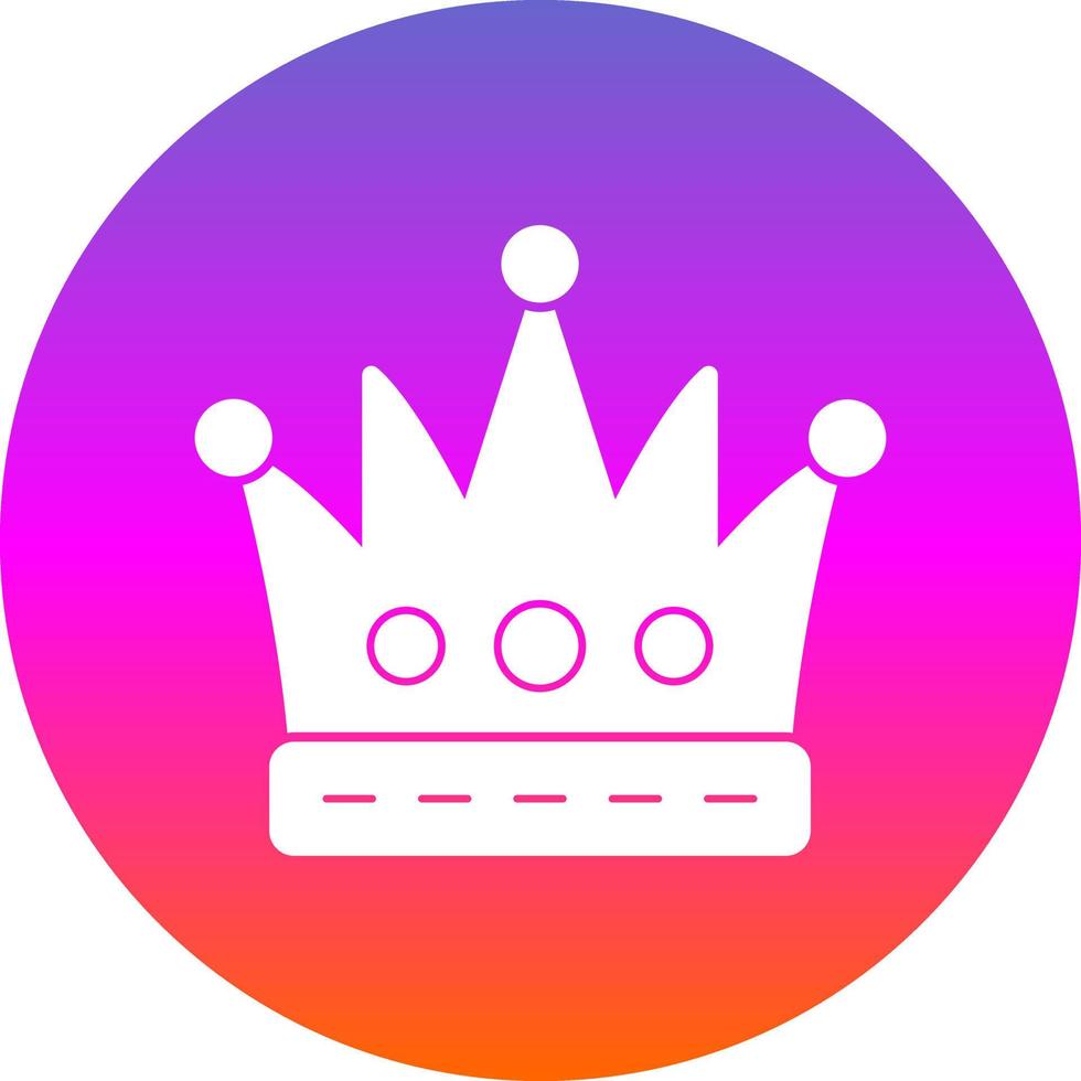 design de ícone de vetor de coroa rei