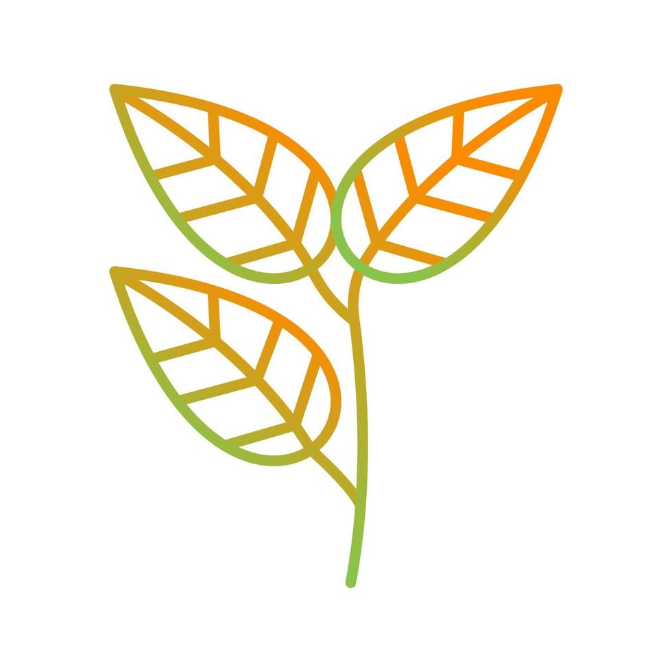 ícone de vetor de folhas